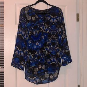 Women’s long Floral Tunic/Blouse